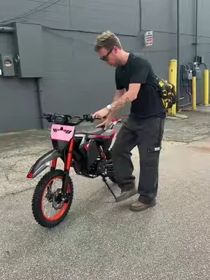 Fastest most affordable electric dirtbike i could find 😎🫡 #tiktokshopdealsforyoudays #dealsforyoudays #tiktokshopsummersale #ebike #electricdirtbike 
