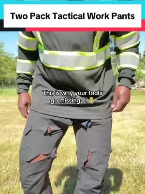 Two pack of Men’s Tactical Work pants. #dealsforyoudays #workpants #bluecollarlife #constructionworker #tradesmanlife 