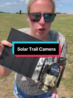 Solar Trail camera for deer hunting @Rayking Direct #huntinggear #huntingseason #deerseason #deerhunting #trailcamera 
