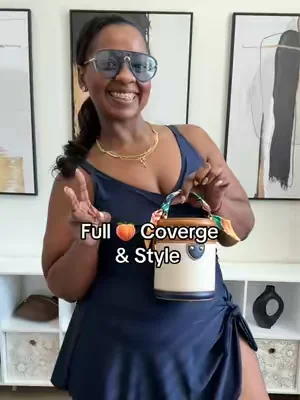 Coverage & Style Swimsuit #plussizefashion #swimsuit #onepieceswimsuit #SummerWins #tiktokshopcreatorpicks 