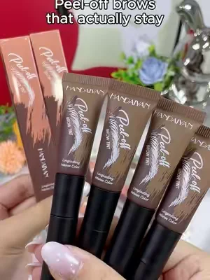 5 shades. One peel. Flawless arches.#tiktokshop #Summervibes #fyp #eyebrows #beauty 