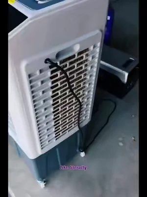 VAGKRI 35" Evaporative Air Cooler, 2100-3000CFM Swamp Cooler, 120°Oscillation Air Cooler with Remote Control, 24H Timer, 3 Modes & Wind Speeds for Outdoor Indoor Use, 9.2-12Gallon