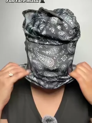 Cooling UV Protection Balaclava for Men & Women, Breathable Full Face Outdoor Sports Mask for Cycling, Running & Hiking #fullfacemask #balaclava #work #sunprotection #tiktokshop 