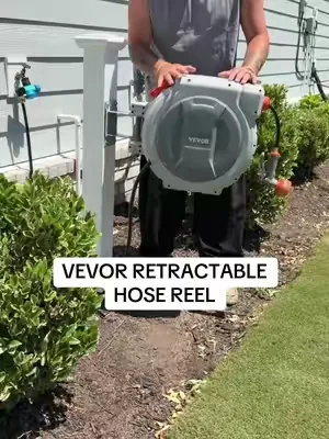 This is the only hose reel you’ll ever need! #vevor #hose #dealsforyoudays #summerwins 