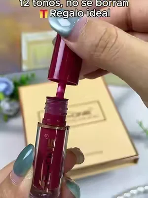 💋Regalo belleza 12 labiales líquidos#tiktokshop#fyp #makeuptutorials #tiktokshopstockup