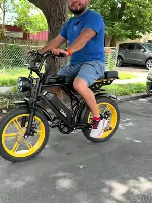 Asta 65 mph le dura la batería a está bicicleta eléctrica todo terreno el motor es de 1500 watts con una velocidad de 28 mph #ebike#electricbike #dealsforyoudays#tiktokshop #creatorsearchinsights 