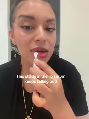 In love with the baby pink shade in this lip serum!  @SKINTIFIC US Store  #lipserum #lipgloss #cardib #dealsforyoudays #summerwins 