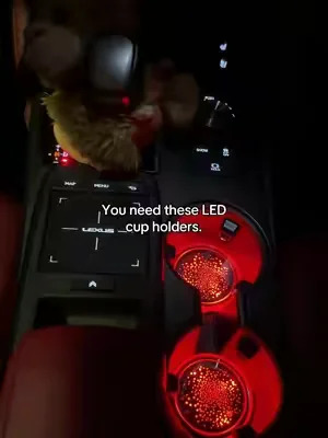 These motion sensored cup holders are a vibe #carsoftiktok #cupholder #caraccessories #dealsforyoudays