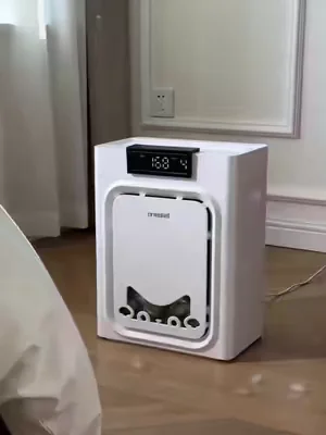 this literally traps pet hair from out of the air,we have two pets!   #PetAirPurifier   #PetHairEverywhere  #CatHealth #Dealsforyoudays #SummerWins 