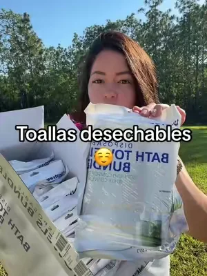 Me encanta 😊 #unifree #disposable #towel #towels #bundle 