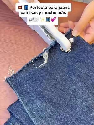 🎯 Costuras rápidas sin complicaciones#SummerVibes#DealsForYouDays#minisewingmachine #handheldsewingmachine