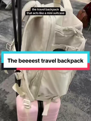 @BAGSMART how many pockets can you fit in one travel backpack 👀 #ad #dealsforyoudays #travelhack #bestluggage #tiktokshopcreatorpicks 
