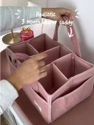 3 months in and this diaper caddy is still one of my most-used baby essentials! 🩵 Everything I need for diaper changes stays organized and within reach.  #BabyMustHaves #diapercaddy #babyregistry #dealsforyoudays 