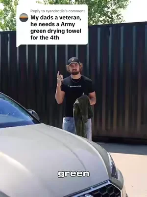 Replying to @ryandrotlis  ARMY GREEN FOR THE FOURTH 🇺🇸 #blackline #fyp #detailing #carcare #cars 