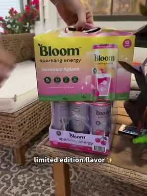 Bloom limited edition, Sommer splash clean energy drink! #EnergyDrink #CleanEnergyDrink #bloomnutrition 