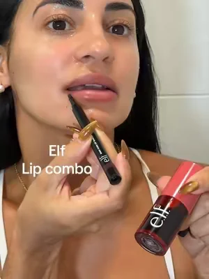 El lip combo mas lindo y mas duradero!! @e.l.f. Cosmetics  #elfcosmetics #lipcombo #liptintviral #DealsForYouDays #lipstain 