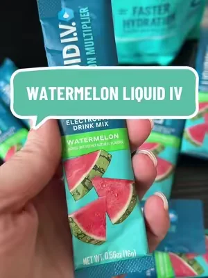 This watermelon flavor is perfect for summer time ☀️💦 @Liquid I.V. #electrolytes #hydration #dealsforyoudays 