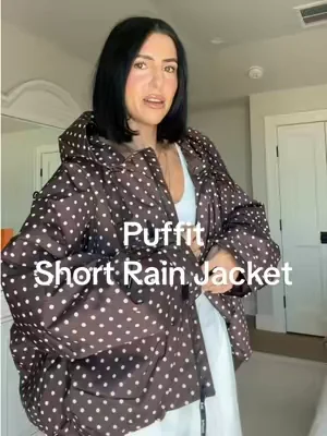 The most stylish & functional 🤎 @PUFFIT.US #puffit #puffitrainjacket #rainjacket #styleinspo #dealsforyoudays 