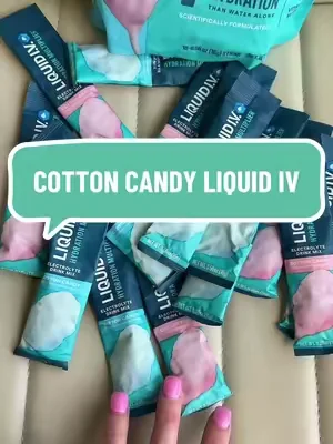 Cotton candy always sells out ☀️💦 @Liquid I.V. #dealsforyoudays #electrolytes #hydration 