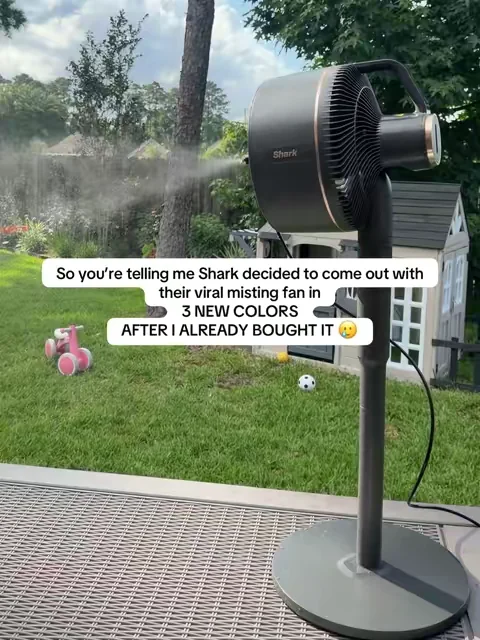 Kid's sports games, hot parades and tailgates, garage gym workouts, beach days, camping… we have PLANS for this baby. Just the relief of being able to enjoy our backyard with the misting attachment is worth it alone!! When they say it cools the outdoor area by 10° THEY ARE NOT KIDDING 🥶 I would buy this again in a heartbeat! #dealsforyoudays #summeressentials #portablefan #momhacks #summermusthaves 