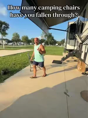 I think we have collectively fallen through about 9 camping chairs but our GCI rockers aren’t one of them.  #rvlife #camperlife #campingseason #summermusthaves #dealsforyoudays 