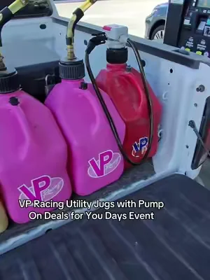 Finally on Deals for You Days event VP Racing 5.5 Gal Jugs with PUMP! This is the set you want. #vpracing #gascan #fuelcan #gasstation #dealsforyoudays @RA Hoerr Inc 