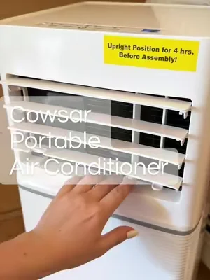 The heat finally won… and honestly I should’ve bought this sooner. 🥵❄️ #airconditioner#airconditioner#dealsforyoudaysportableac #cowsar