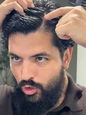 Tutorial fácil de peinado con gel para peinar y densidad  #menshair #hairtutorial #menshairstyle #hairstyle 