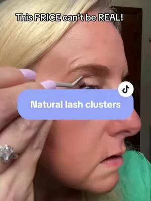 these natural wispy lash clusters are the beauty hack you need 👀 They blend so naturally, feel lightweight all day, and they’re finally on sale with free shipping  #WispyLashes #tiktokmademebuyit #lashextensionsathome #springbeautyfinds #tiktokshopcreatorpicks