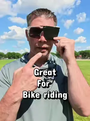 I only need one pair of glasses for bike riding during the day and at night! #sunglasses #bikeriding #motorcycle #eyeprotection #nightriding 