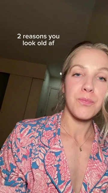 I said what I said 🤷🏼‍♀️ #drmelaxin #undereyebags #antiaging #crepeyneck #darkcircles 