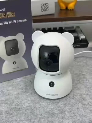 Cámara de seguridad CINMOORE 2.5K para interiores, detección de personas/mascotas/llanto de IA sin suscripción, cámara de mascotas/perros/gatos de 4MP con aplicación de teléfono, cámaras WiFi Pan Tilt de 2,4 GHz para seguridad en el hogar, visión nocturna IR, audio dúplex completo de 2 vías #dealsforyoudays #summerwins #imprescindible #tendencia #fyp #util #esencial #gadgetviral #viral #parati #recomendado #comprarentiktok #tiendadetiktok #compraya #bonito #calidad 