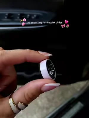 girl, don’t spend 500 on a smart ring…when this one is pink, tracks the same things, and has no monthly subscription @Hitienx Smart Ring Store #smartring #fitnessring 