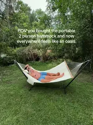 I can’t wait to take this portable hammock to the beach! #tiktokshopdealsforyoudays #dealsforyoudays #SummerWins #summervibes #DealsForYouDays 