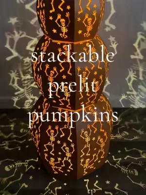 awesome inside but how cool would these pumpkins be on the front porch??! #pumpkindecor #halloweendecorations #halloweenporch #qvctiktoksuperbrandday 