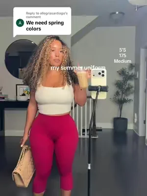 Replying to @allegriasantiago I’m going capri crazy rn 🥹🧑🏽‍🩰✨😭  #capris #capri #dealsforyoudays #summerwins #tiktokshopcreatorpicks 