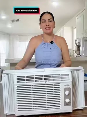 DFYD】Aire acondicionado de ventana pequeño Midea EasyCool de 5000 BTU con controles mecánicos – Enfría hasta 150 pies cuadrados; cuenta con controles mecánicos fáciles de usar y filtro reutilizable; ideal para dormitorios pequeños, salas de estar y oficinas en casa.#tiktokshopcreatorpicks #dealsforyoudays #aireacondicionado #airconditioner #esencialesdelhogar 