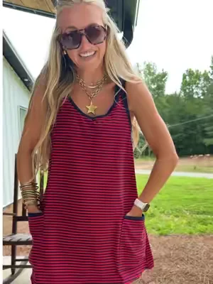 My FAVORITE look for less find ever! This 95 percent cotton romper dress is the perfect casual outfit for summer! #dealsforyoudays #tiktokshopcreatorpicks #activedress #casualdress #romperdress 