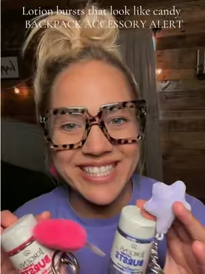 Hype your girls up for back to school with these cute little lotion bursts keychains ✨ #jergens #lotion #dealsforyoudays #summervibes #summerwins 