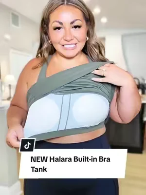 Buttery soft AND the bra is built-in 🙌🏻 @Halara_official  #halara #activeinhalara #builtinbra #activewear #tiktokshopcreatorpicks 