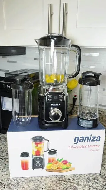 @SyvioGO.US #dealsforyoudays  Ganiza Professional Smoothie Blender 1100W Motor 25000 RPM 8 Auto Programs for Frozen Fruits Ice 64 oz Large 12-in-1 Countertop Blender Dishwasher Safe Multifunctional Juicer food processor nutribullet vitamix juicer machine