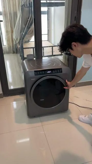 This dryer is too high-end! And the capacity is also exaggerated!#tiktokshop #rovsun #fyp #dryer #washclothes 