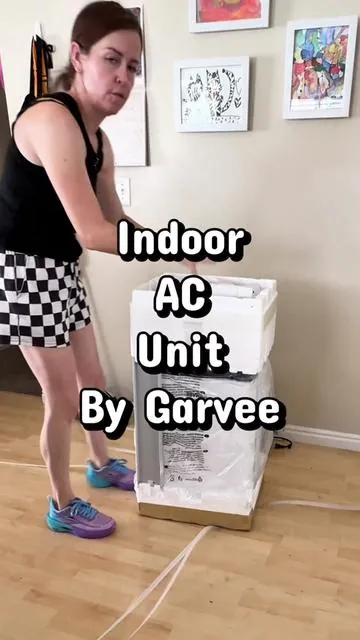 Garvee 14,000 BTU Portable Air Conditioner. Powerful cooling, 3 speeds, %30 energy efficient.  #garvee #acunit  #portableairconditioner  #dealsforyoudays  #summerwins 