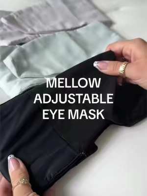 The only sense of relief I get through a migraine 🥹 @Mellow Sleep  #mellowsleep #adjustableeyemask #weightedeyemask #sleepmask #mellowweightedeyemask 