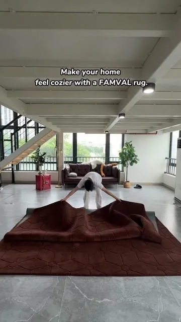 Make your home feel cozier with a FAMVAL rug. #rug #rugs #carpet #tufting #tiktokshopmemorialday 