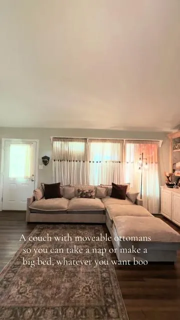 THE PERFECT SLUMBER PARTY COUCH that’s actually pretty! #couch #furniture #dealsforyoudays #summervibes #summerdeals 
