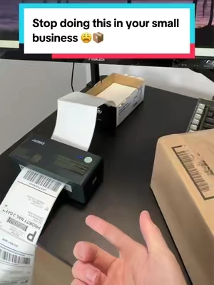 Don’t waste time doing this in your small business #jadensprinter #shippinglabelprinter #thermalprinter #SmallBusiness #dealsforyoudays 