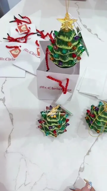 these mini Christmas trees will go so fast 🥰🎄 @QVC, Inc #christmasinjuly #christmasornaments #christmas #christmasgifts 