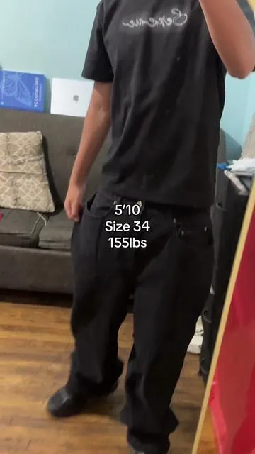 Baggy jeans tuff #viral #fashiontiktok #denimjeans 