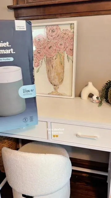 If you’re making healthier swaps at home, don’t forget the air you’re breathing 🤍 #airpurifier #blueair 